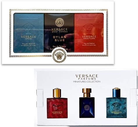 versace men's trio miniature set 2020|Men's Miniature Collection .